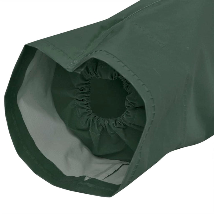 VidaXL imperméable long, résistant à l'eau, très robuste, avec capuche, vert XL