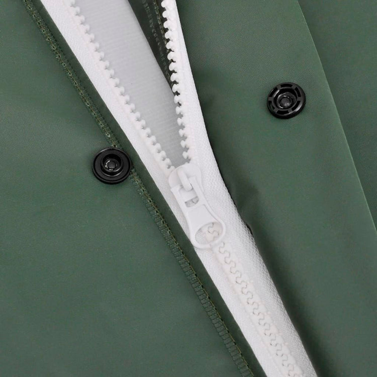 VidaXL imperméable long, résistant à l'eau, très robuste, avec capuche, vert XL