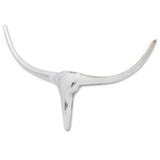 Vidaxl Bull's Head for the Wall Aluminium 72 cm Colore en argent - afbeelding 2