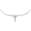 Vidaxl Bull's Head for the Wall Aluminium 72 cm Colore en argent