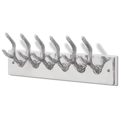 Vidaxl rack de manteau en aluminium argenté coloré
