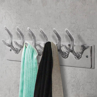 Vidaxl rack de manteau en aluminium argenté coloré