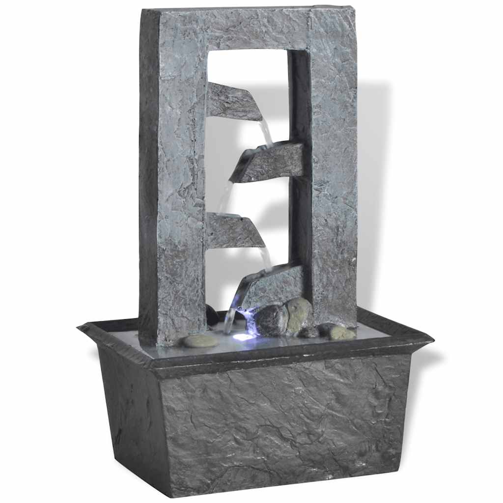Vidaxl Fountaine intérieure avec polyrésine lumineuse LED