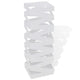 Tableau Vidaxl Breas du support de bâton Bravo carré blanc acier 48,5 cm
