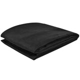 Couverture de la banque Vidaxl 140x210 cm Microsuède anthracite - afbeelding 2