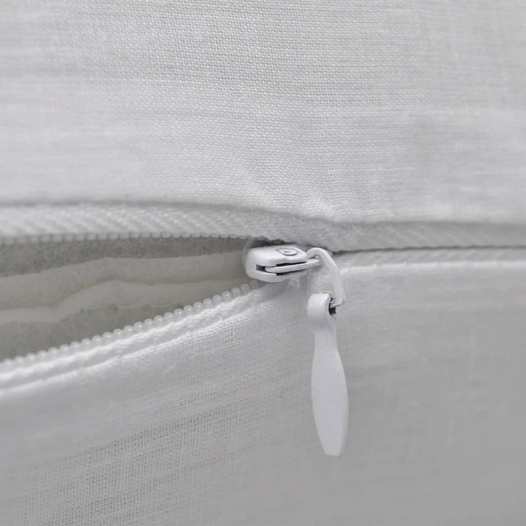Coussin de vidaxl coton 50 x 50 cm blanc 4 pièces