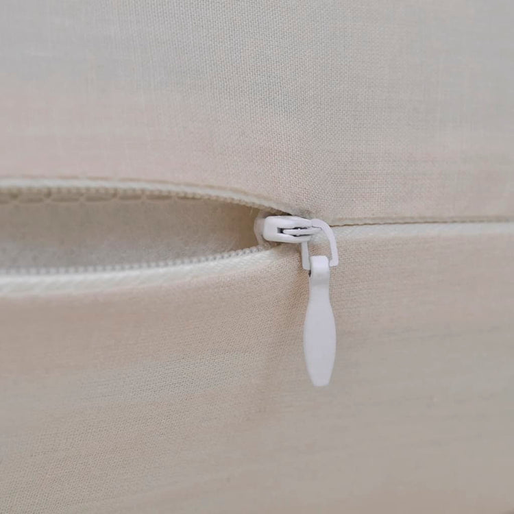 Coussin de vidaxl couvre coton 40 x 40 cm beige 4 pièces