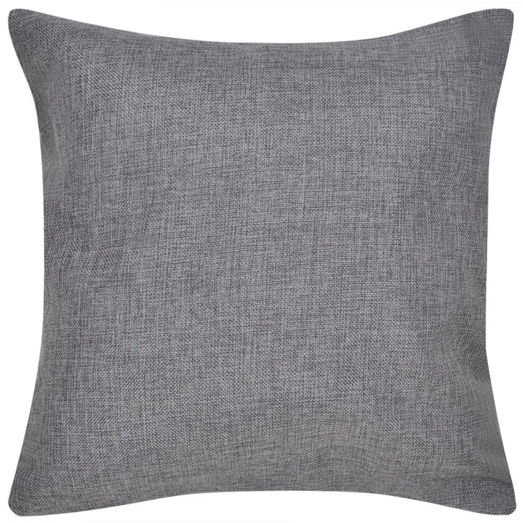 Coussin vidaxl couvre le linge look 40 x 40 cm anthracite 4 pièces