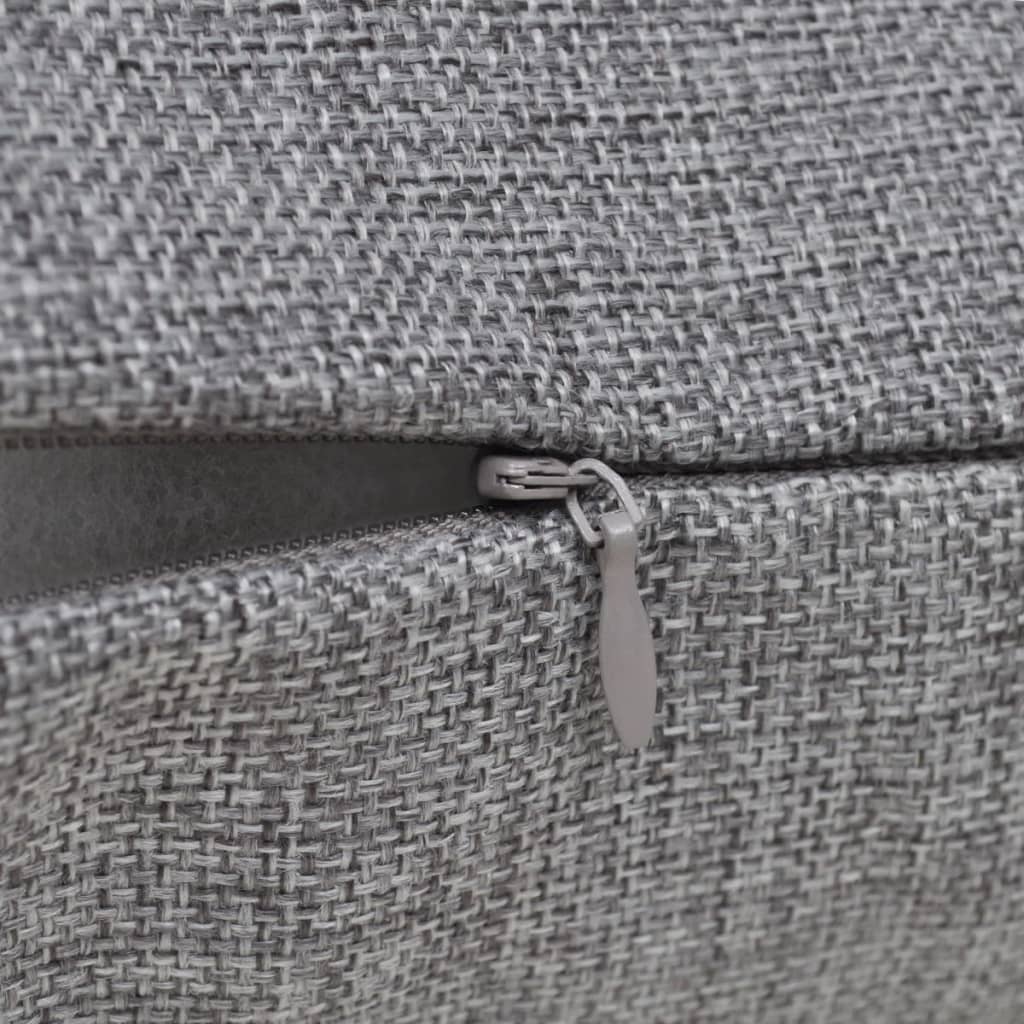 Coussin vidaxl couvre le linge look 50 x 50 cm anthracite 4 pièces