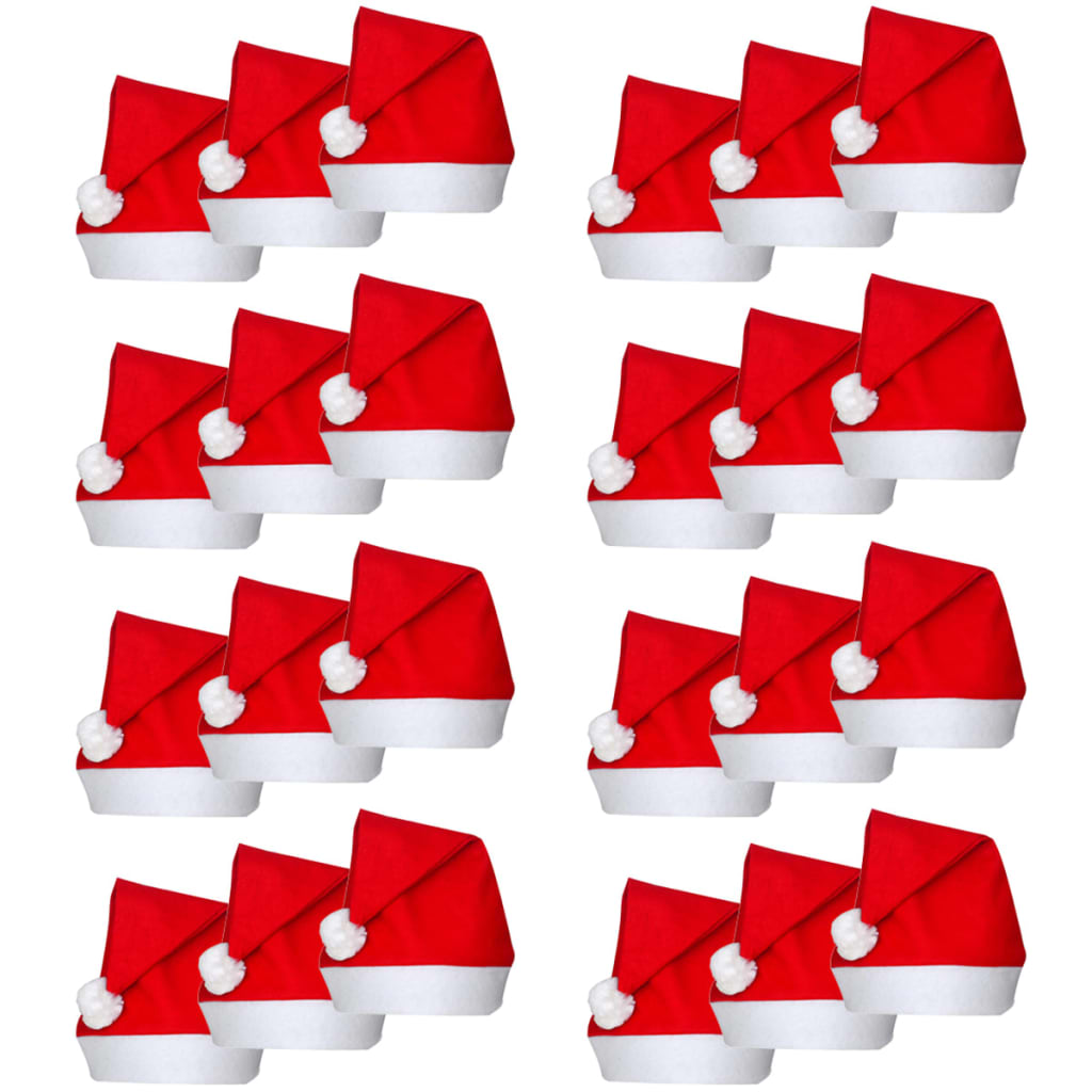 Vidaxl Christmas Hats 24 ST