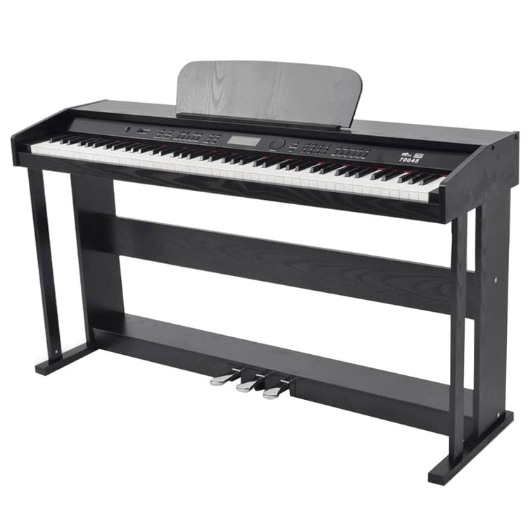 Vidaxl Piano numérique avec pédales 88 touches noires