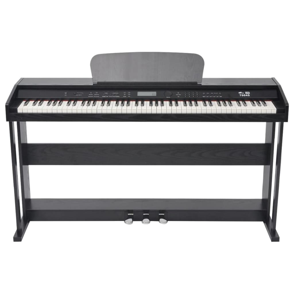 Vidaxl Piano numérique avec pédales 88 touches noires
