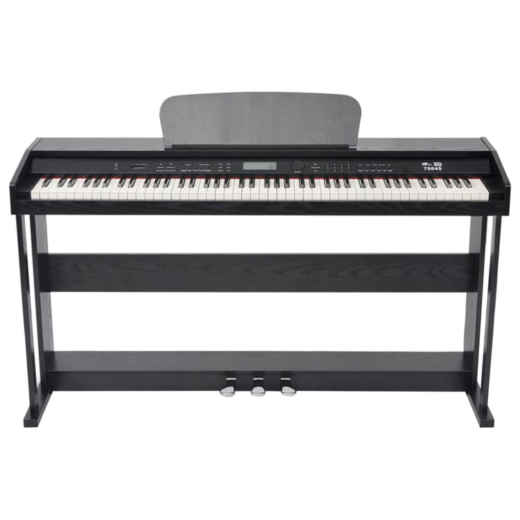 Vidaxl Piano numérique avec pédales 88 touches noires