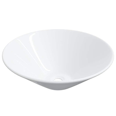 Vidaxl Watens 2 PCS 42x42x14 cm blanc céramique