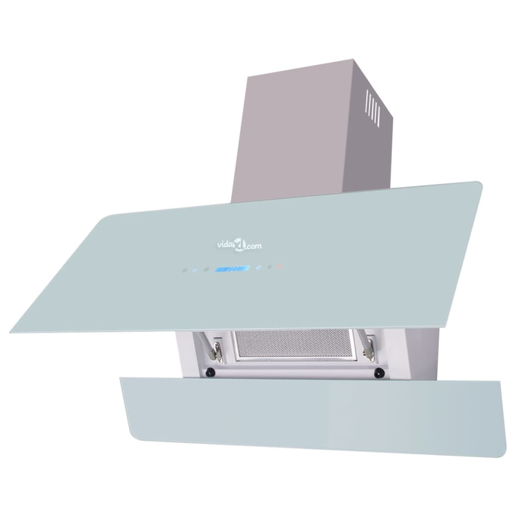 Hotte d'extracteur Vidaxl avec écran tactile 900 mm blanc