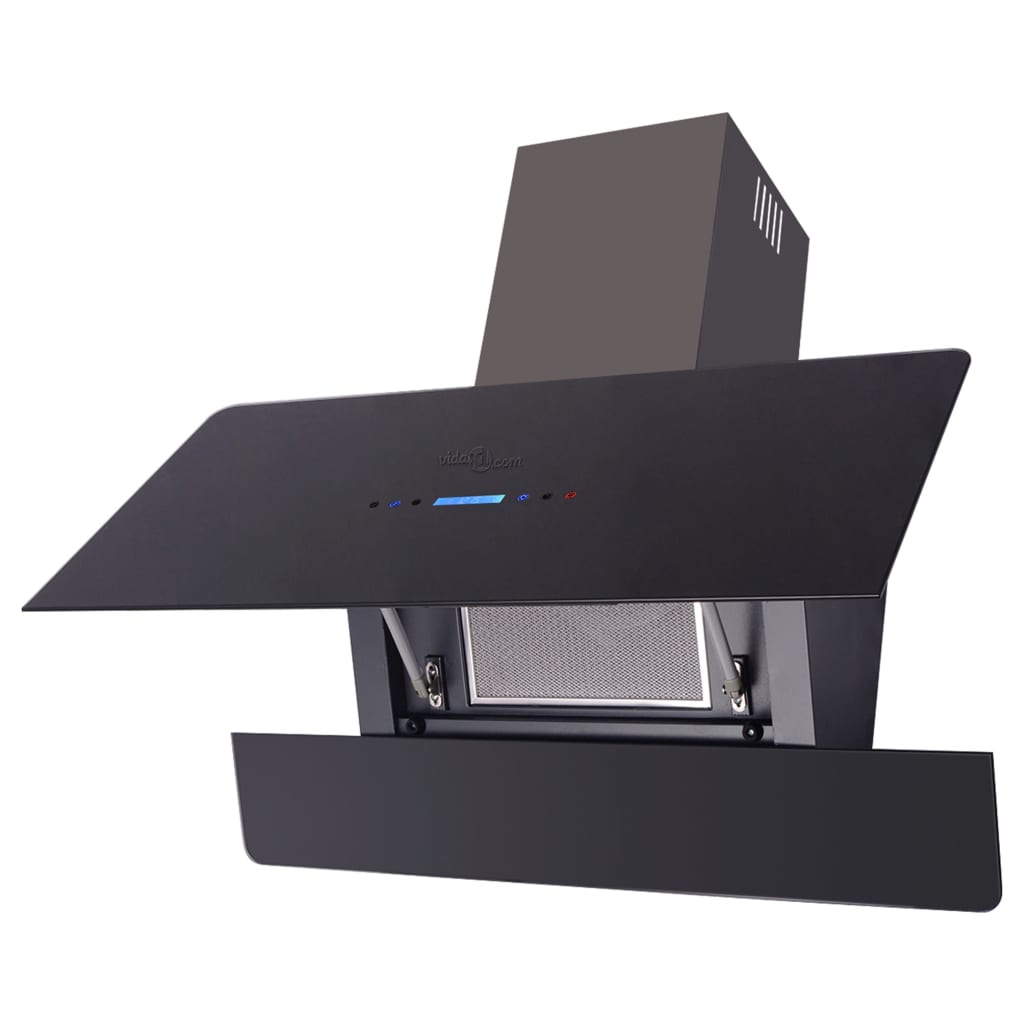 Hotte d'extracteur Vidaxl avec écran tactile 900 mm noir