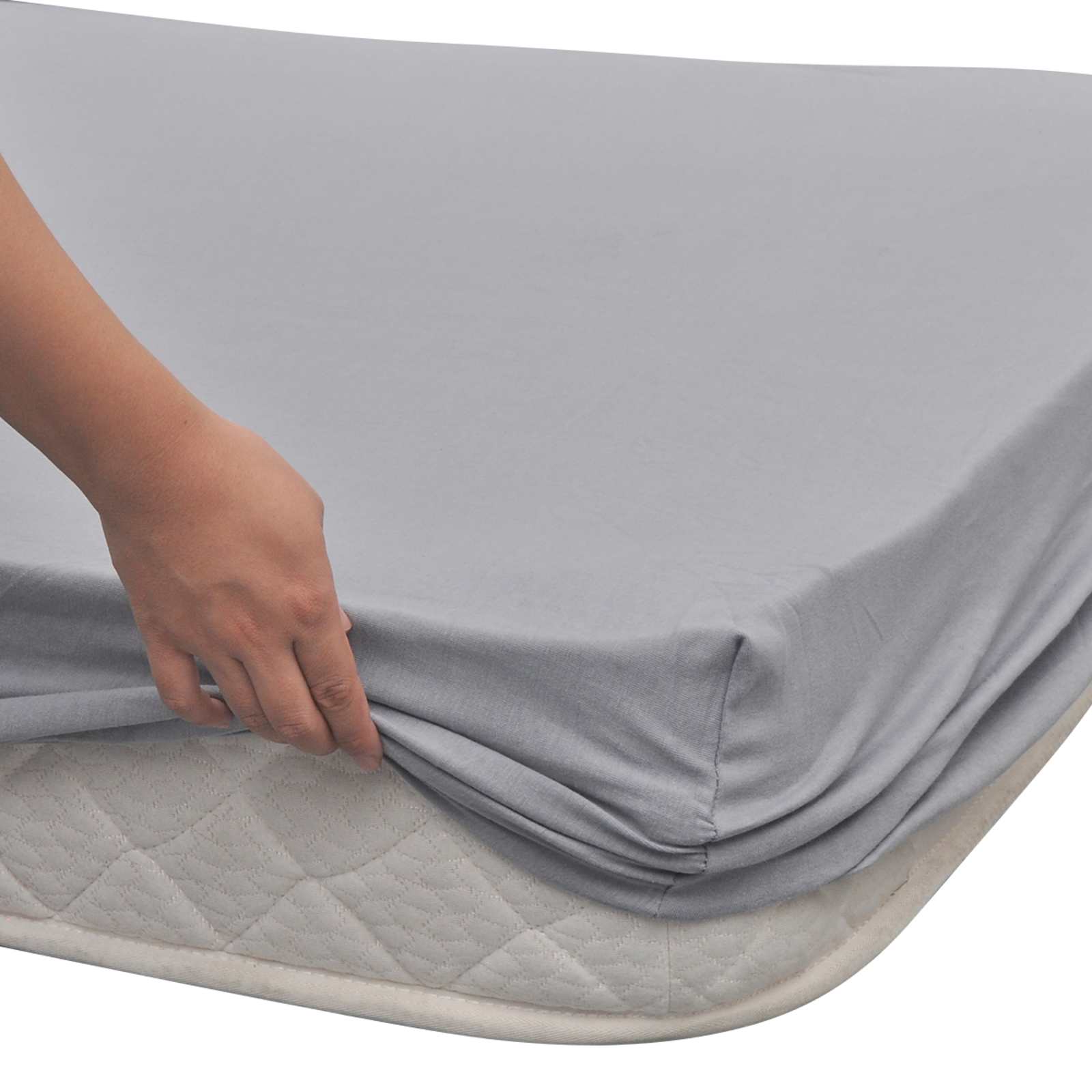 Vidaxx literie gris 210 x 190 cm coton