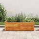 Vidaxl Planter a augmenté 76x27.6x25 cm Acaciahout