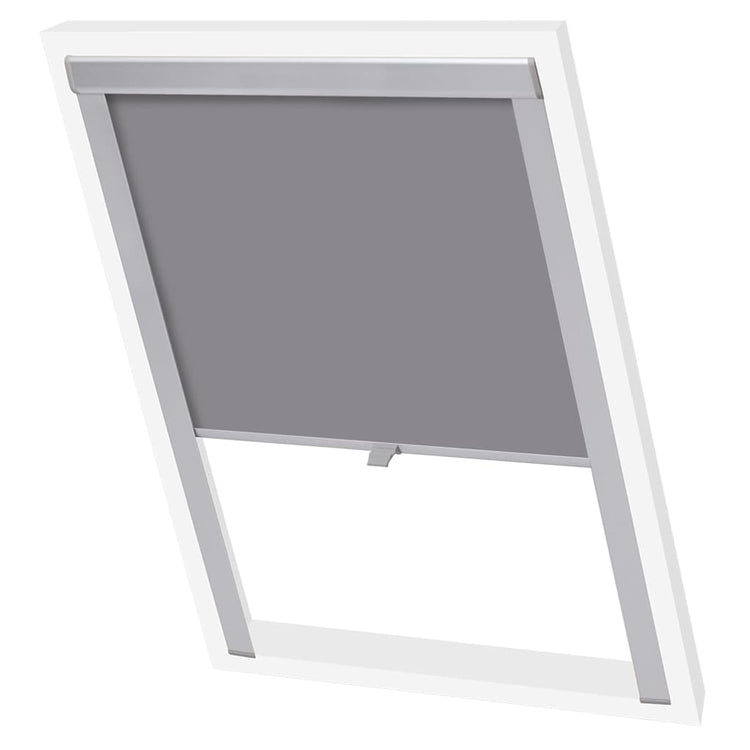 Vidaxl rouleau aveugle accablant gris 102