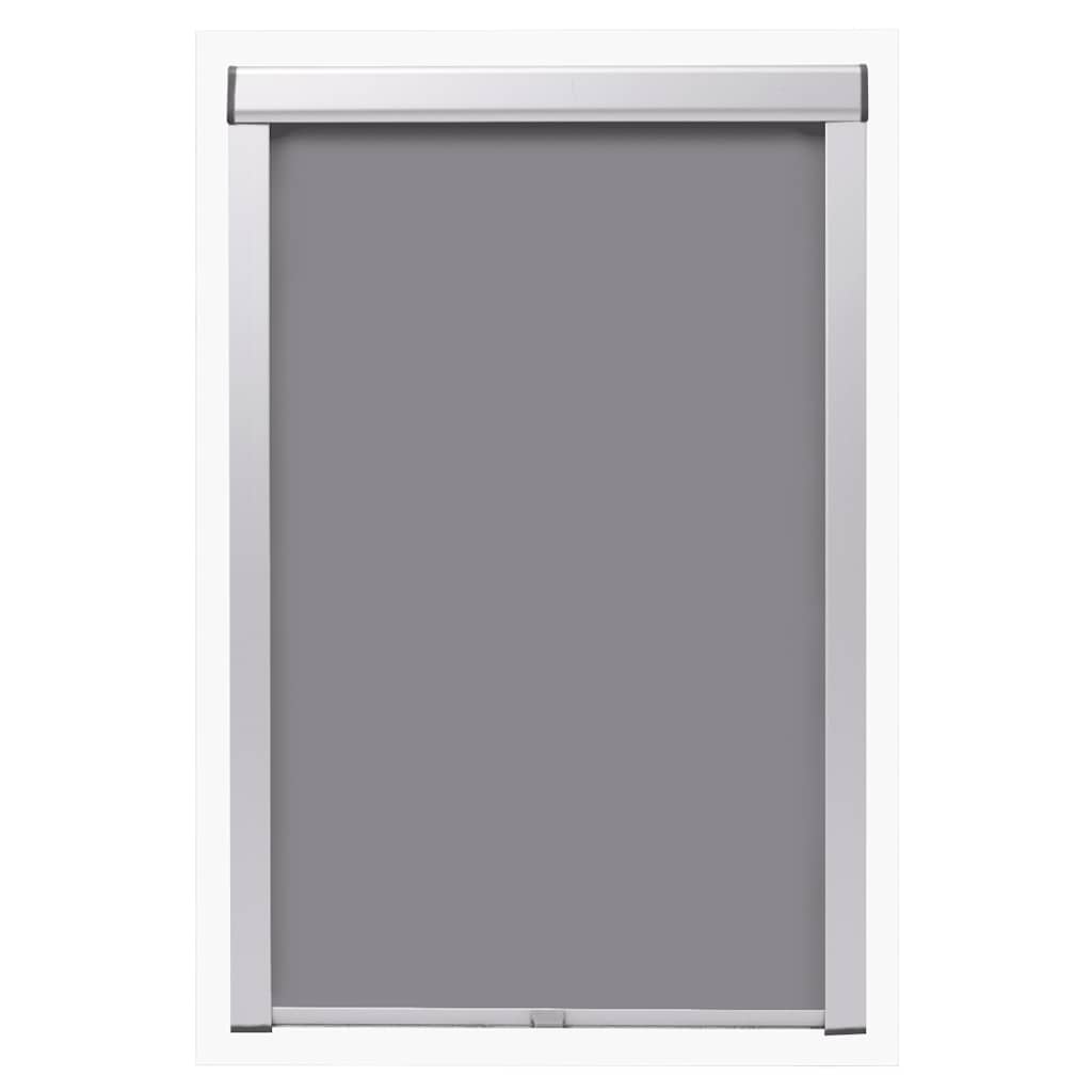 Vidaxl rouleau aveugle accablant gris 104
