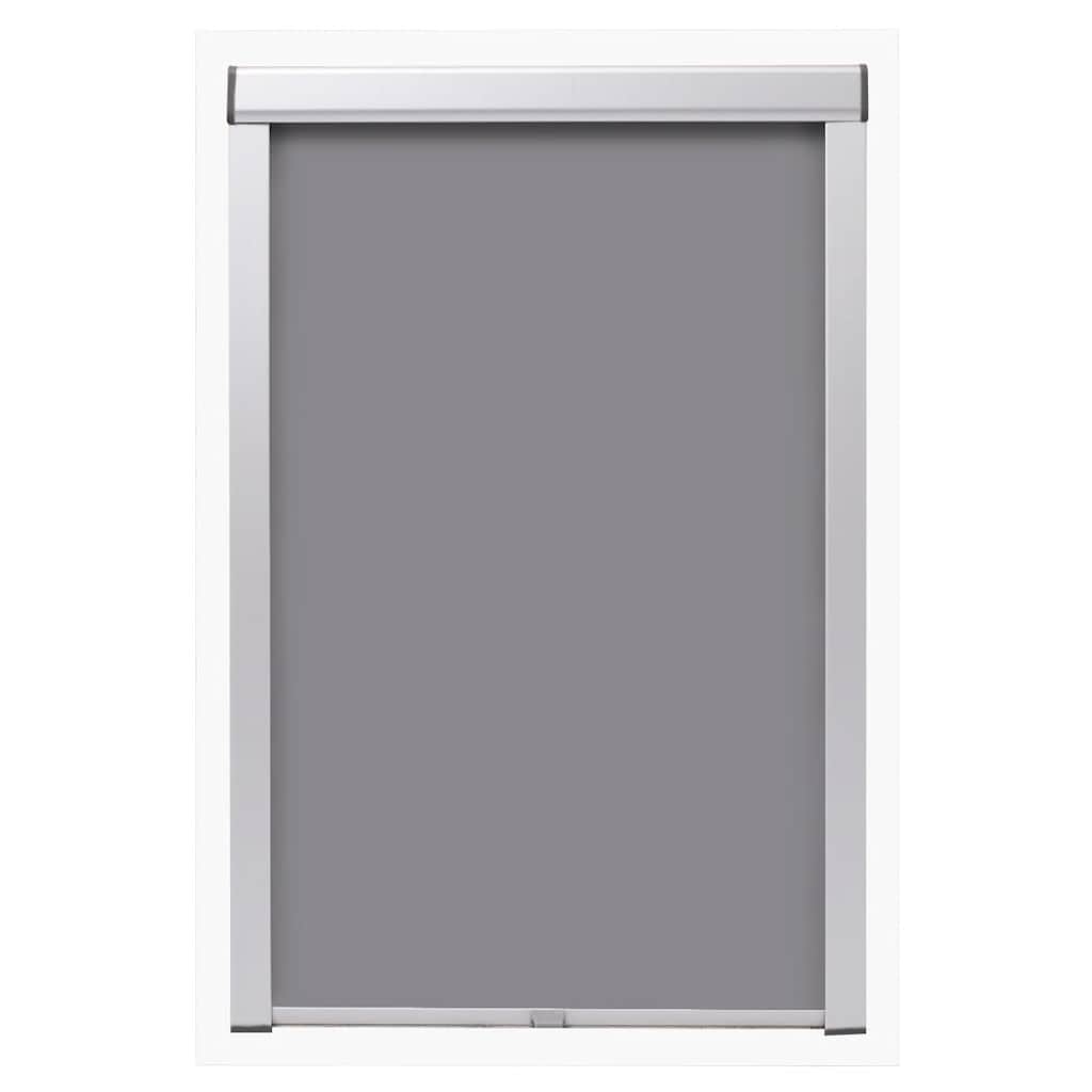 Vidaxl rouleau aveugle accablant gris p08 408