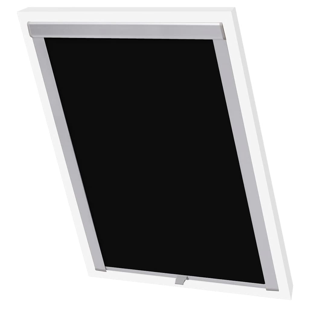 Vidaxl Rouleau aveugle accablant noir F06