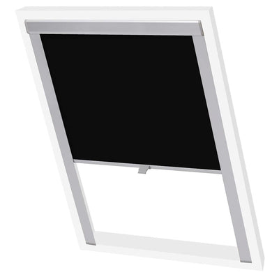 Vidaxl rouleau aveugle accablant noir m06 306