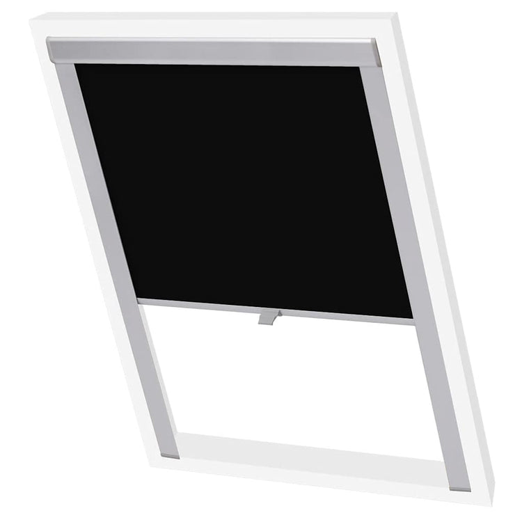 Vidaxl rouleau aveugle accablant noir m06 306