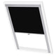 Vidaxl rouleau aveugle accablant noir m06 306