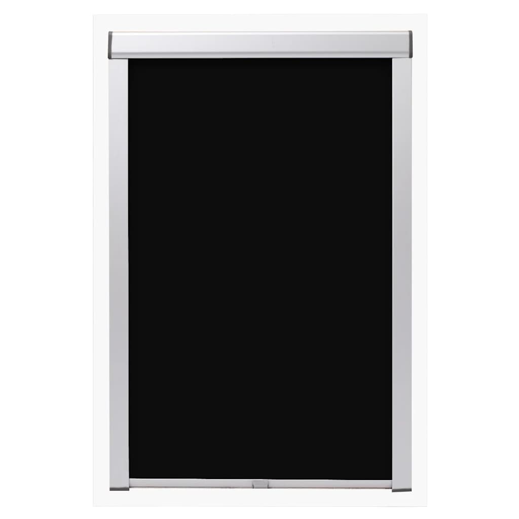 Vidaxl rouleau aveugle accablant noir s06 606