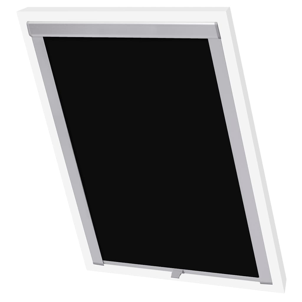 Vidaxl rouleau aveugle accablant noir s08 608
