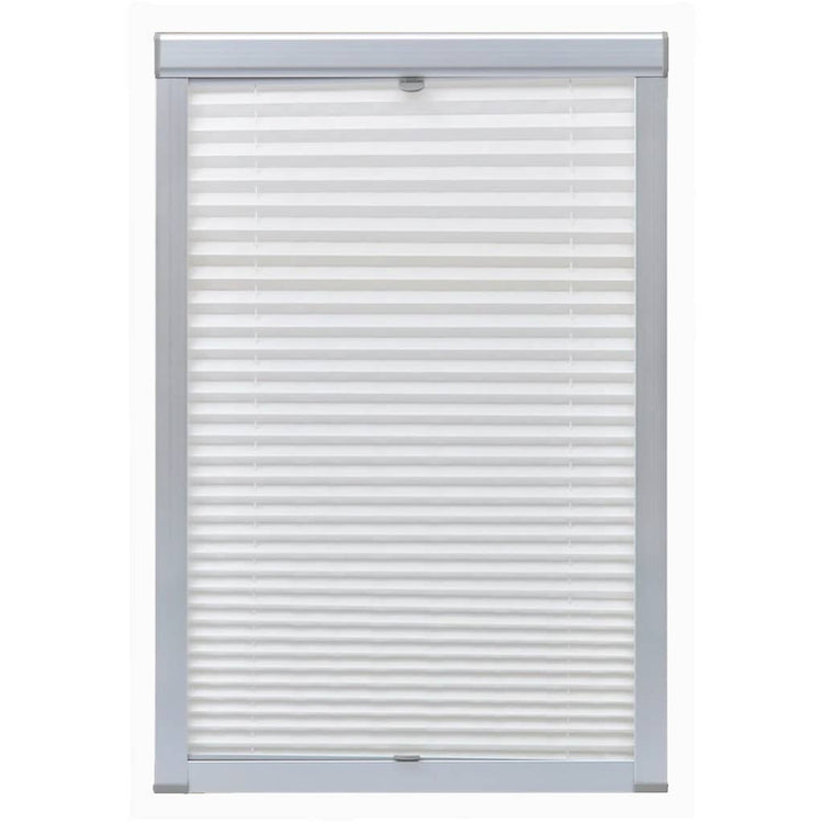 Vidaxl rouleau aveugle plissé blanc c04