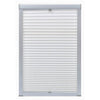 Vidaxl rouleau aveugle plissé blanc f06