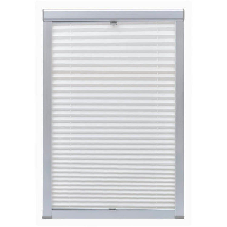 Vidaxl rouleau aveugle plissé blanc m04 304
