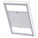 Vidaxl rouleau aveugle plissé blanc m06 306