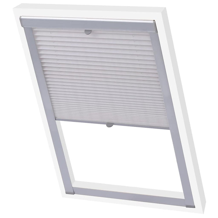 Vidaxl rouleau aveugle plissé blanc M08 308