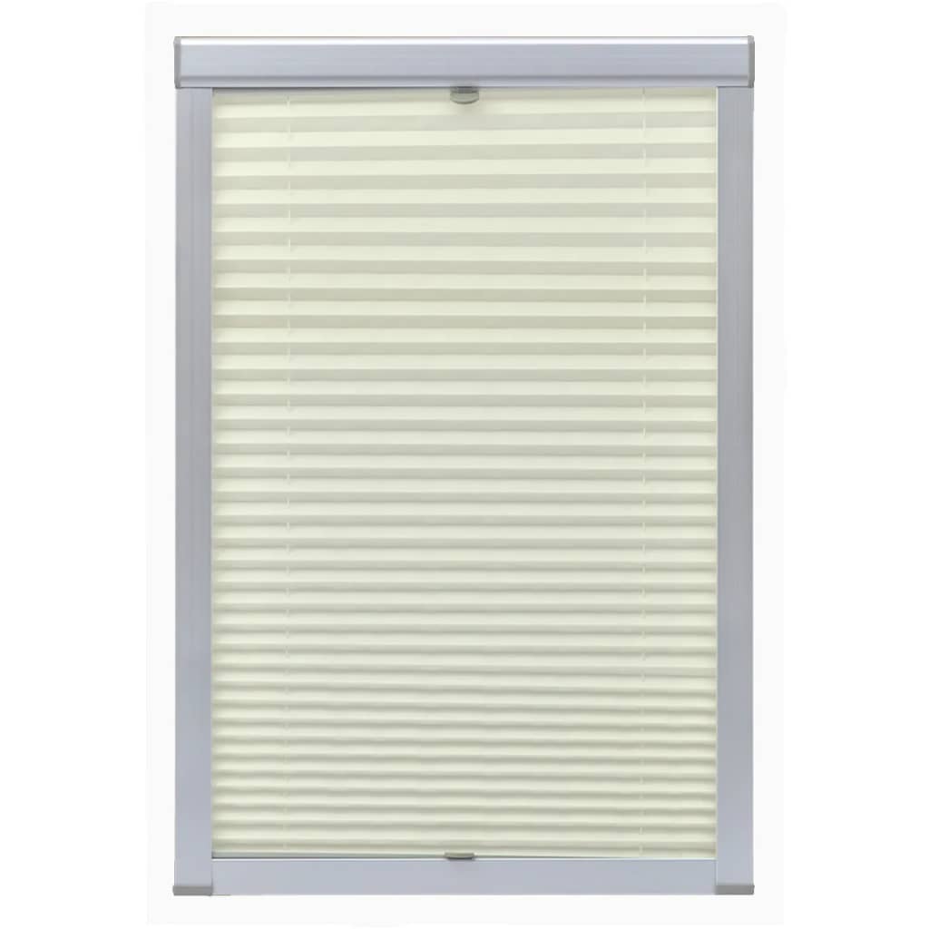 Vidaxl rouleau aveugle crème plissée M08 308
