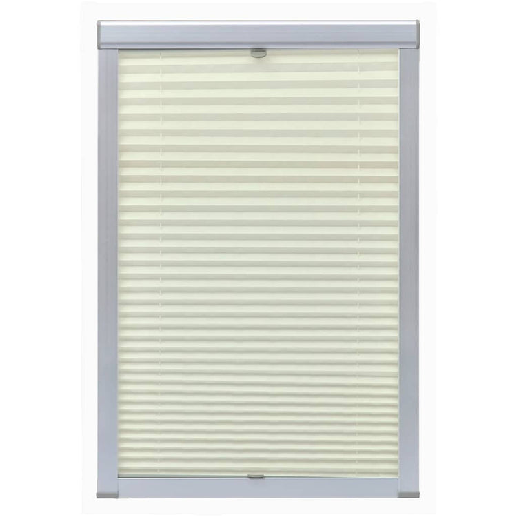 Vidaxl rouleau aveugle crème plissée P08 408
