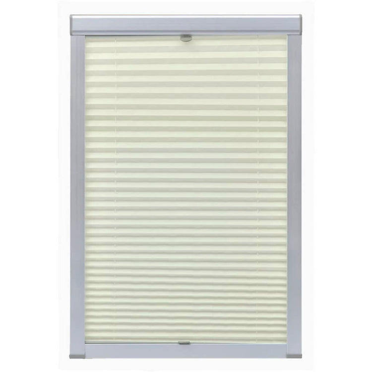 Vidaxl rouleau aveugle crème plissée S06 606