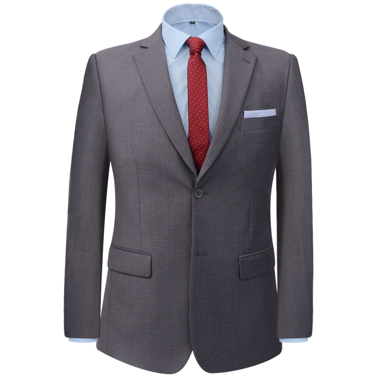 VidaXL costume 2 pièces homme gris 50 polyester