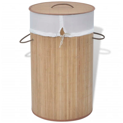 Panier de blanchisserie Vidaxl autour du bambou bien sûr