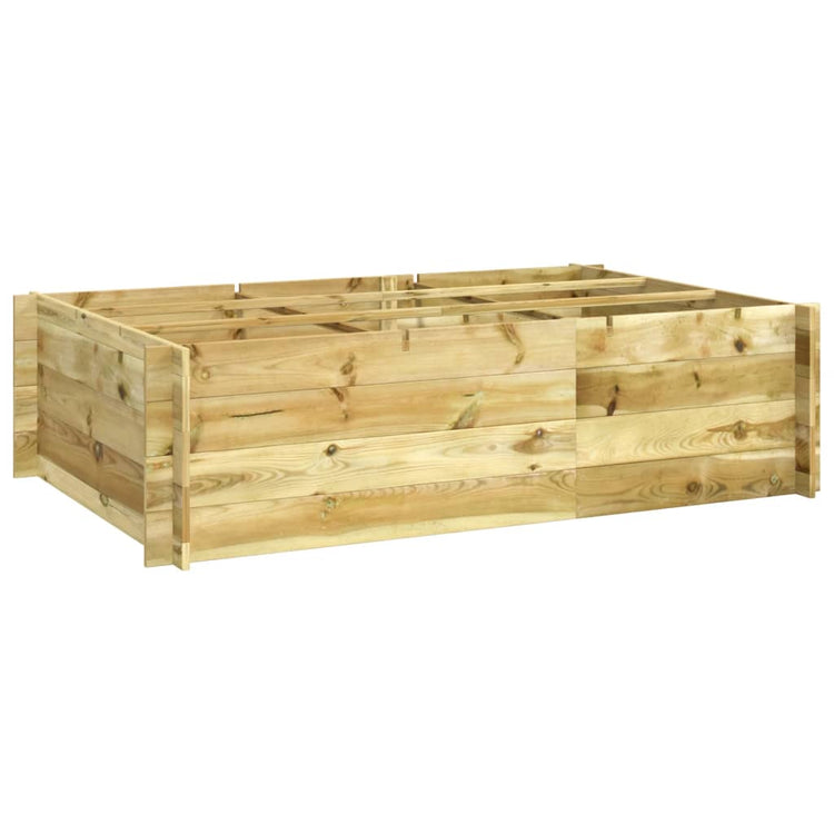 Vidaxl Planter surélevé 150x100x40 cm en bois imprégné
