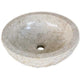 Vidaxl Washbasin de 40 cm Crème en marbre