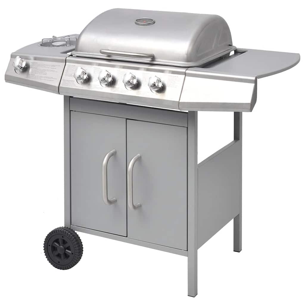 Vidaxl GasbarBecue 4 + 1 Zone de cuisson Silver