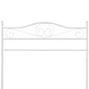 Vidaxl Clothing Rack en acier blanc