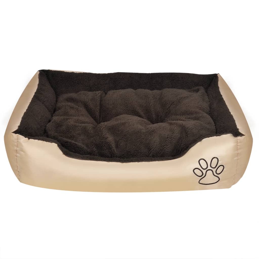 Vidaxl Dog Panier brun et beige xxl