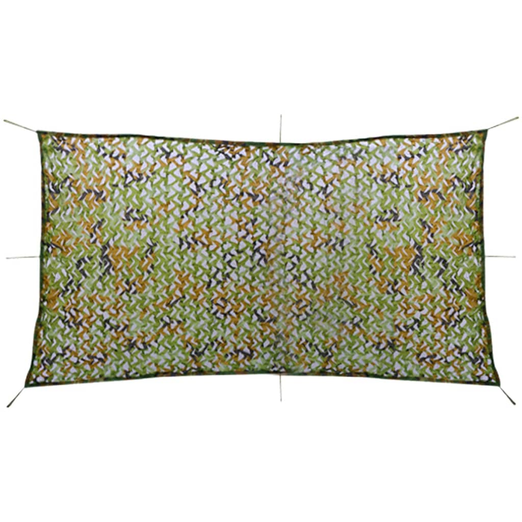 Vidaxl camoufagenet avec sac de rangement 1,5x3 m