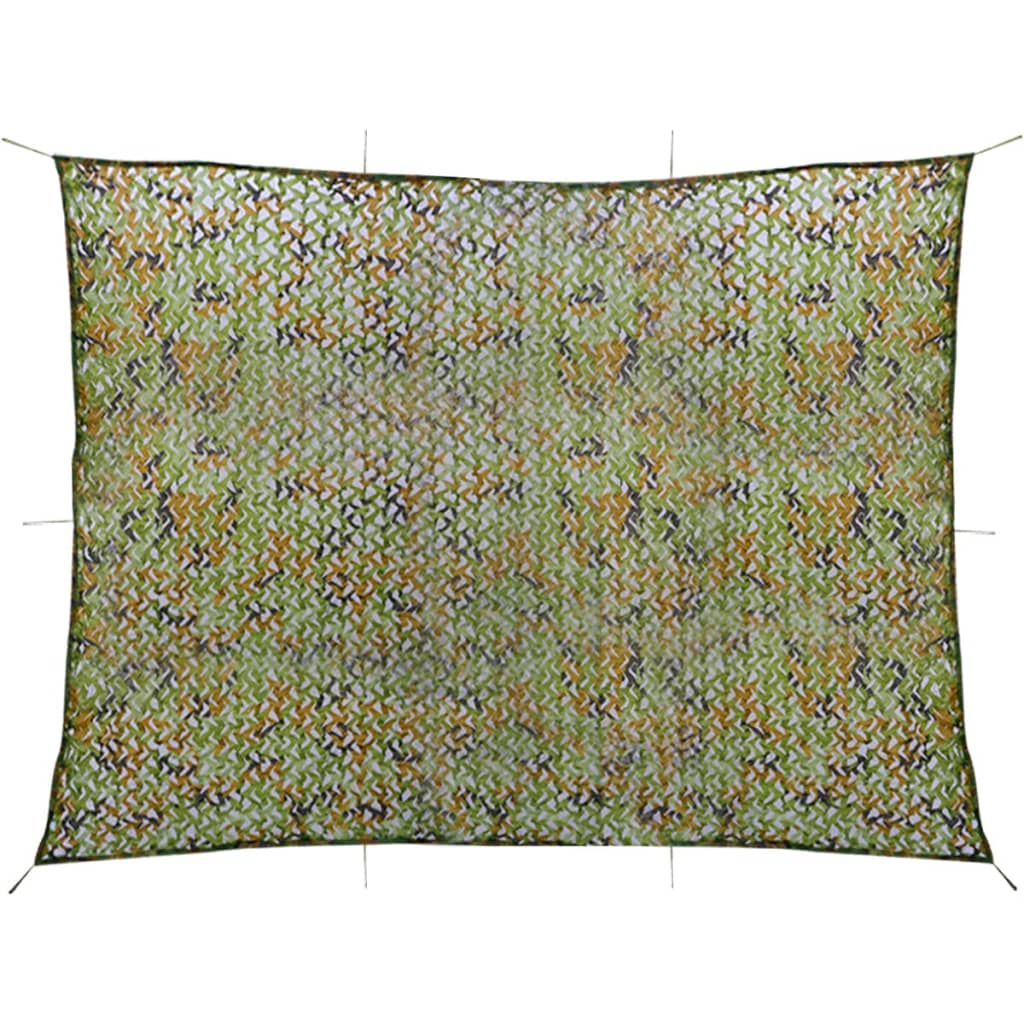 Vidaxl camoufagenet avec sac de rangement 3x4 m