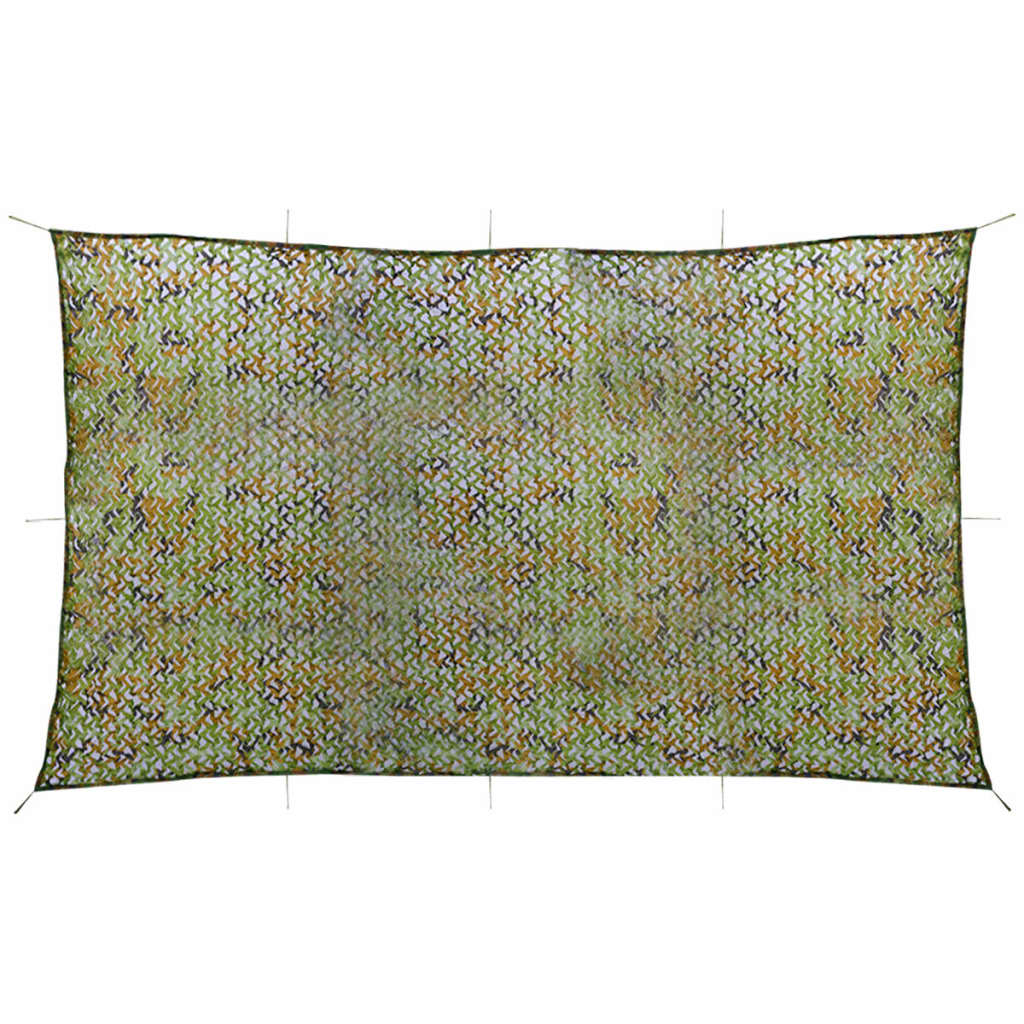 Vidaxl camoufagenet avec sac de rangement 3x5 m
