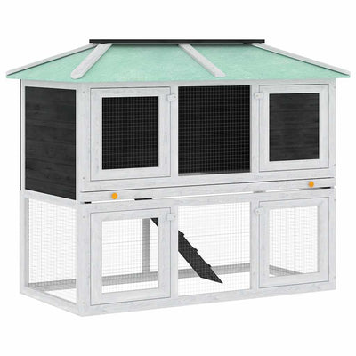 Vidaxl animal loft deux étages de bois